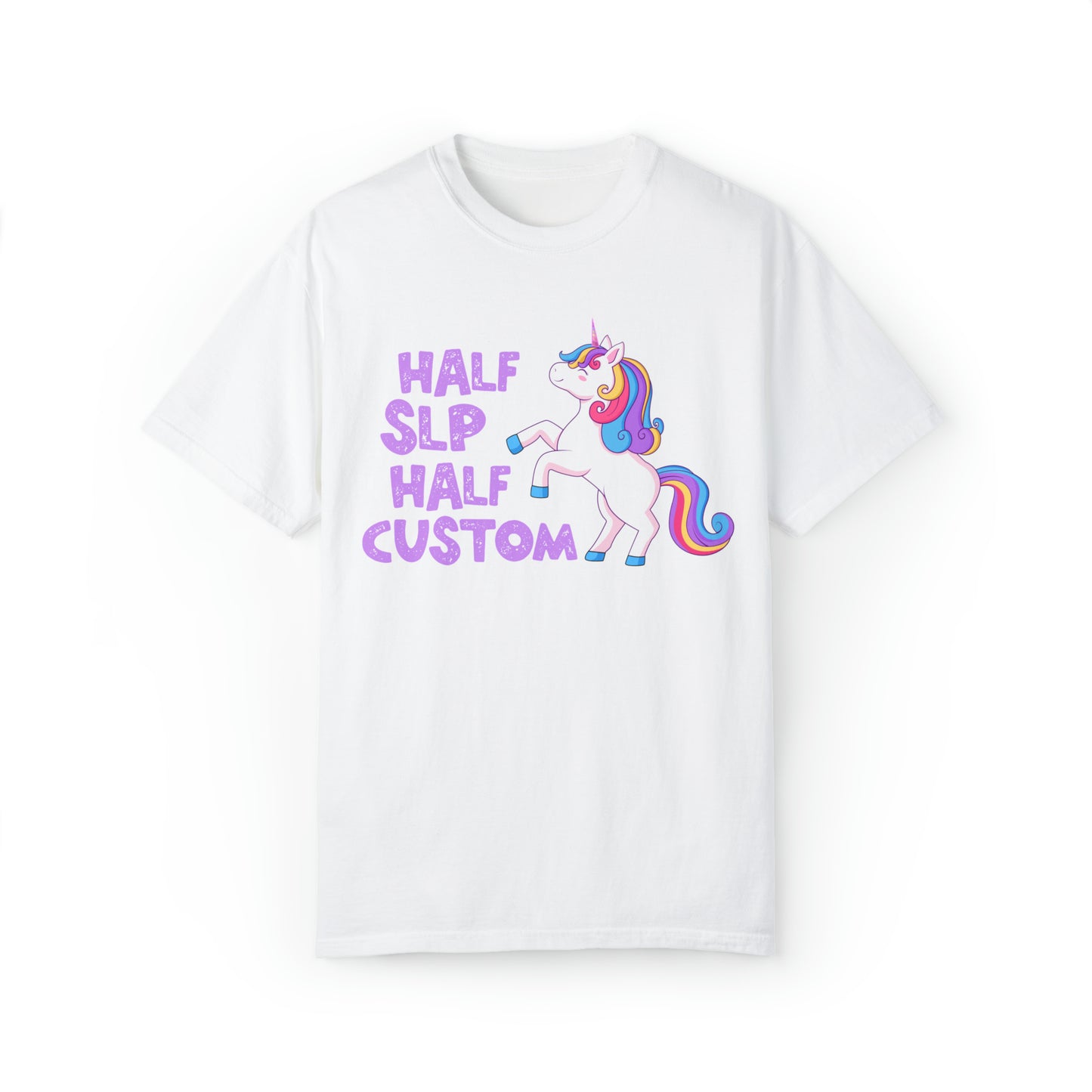 Custom Dual Certification Unicorn Comfort Colors T-Shirt