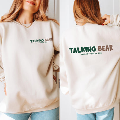 Custom Logo Crewneck Sweatshirt | Left Chest & Back Print