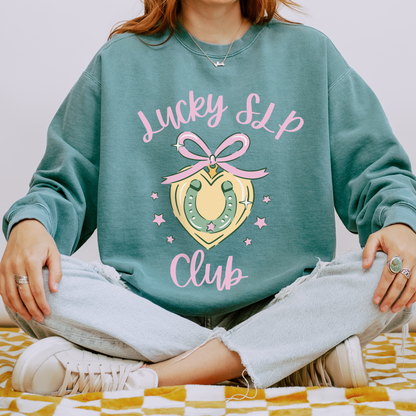 Lucky SLP Club Comfort Colors Sweatshirt