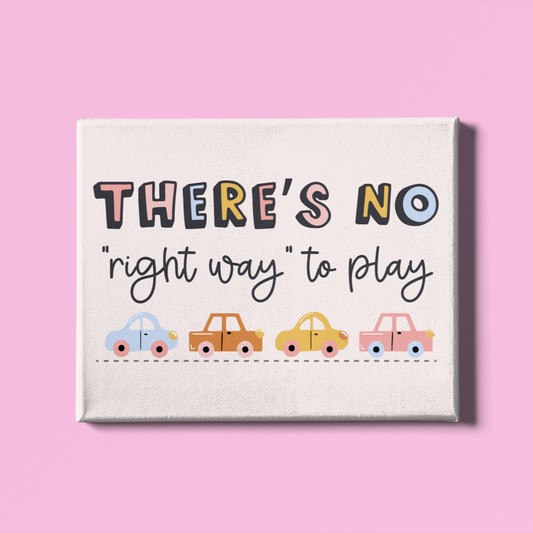 No Right Way to Play Digital Print