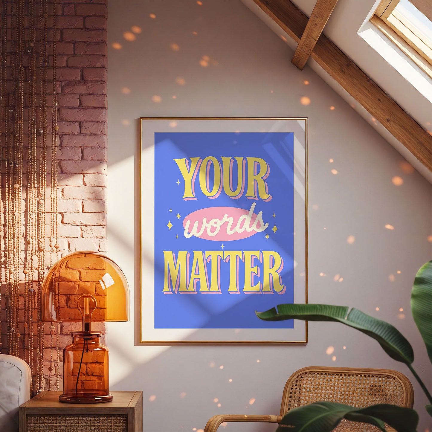 Your Words Matter Digital Print