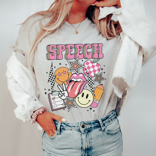 Retro Speech Jersey T-Shirt