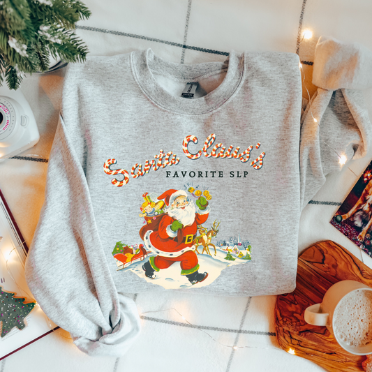 Santa Claus's Favorite SLP Crewneck Sweatshirt
