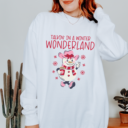 Talkin' in a Winter Wonderland Comfort Colors Sweatshirt