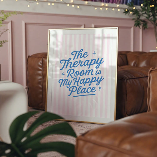 The Therapy Room Is My Happy Place Digital Print
