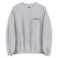 Custom Logo Crewneck Sweatshirt | Left Chest Embroidery & Back Print