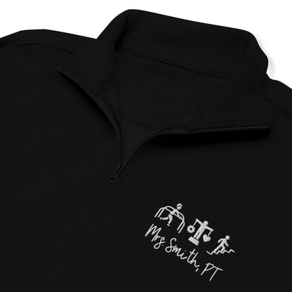 Personalized Embroidered PT Quarter Zip Sweatshirt