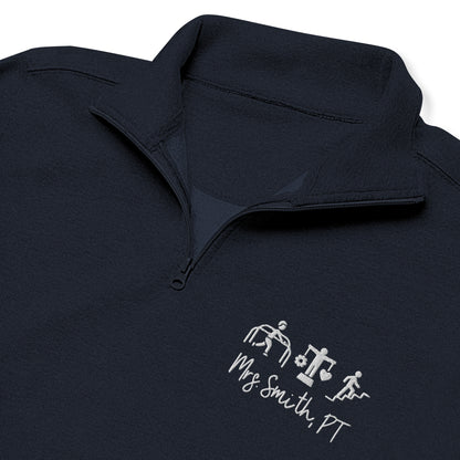 Personalized Embroidered PT Quarter Zip Sweatshirt