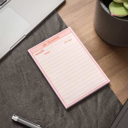 IEP Tracker Post-it® Note Pad 4 x 6