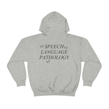 Speech Path Butterflies Hoodie | Front and Back Print