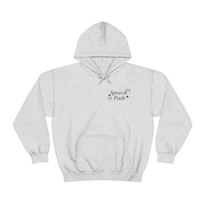 Speech Path Butterflies Hoodie | Front and Back Print