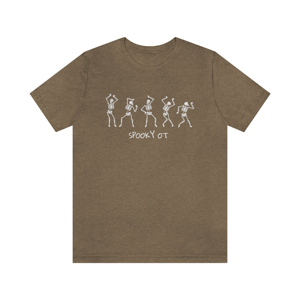 Spooky OT Skeleton Jersey T-Shirt