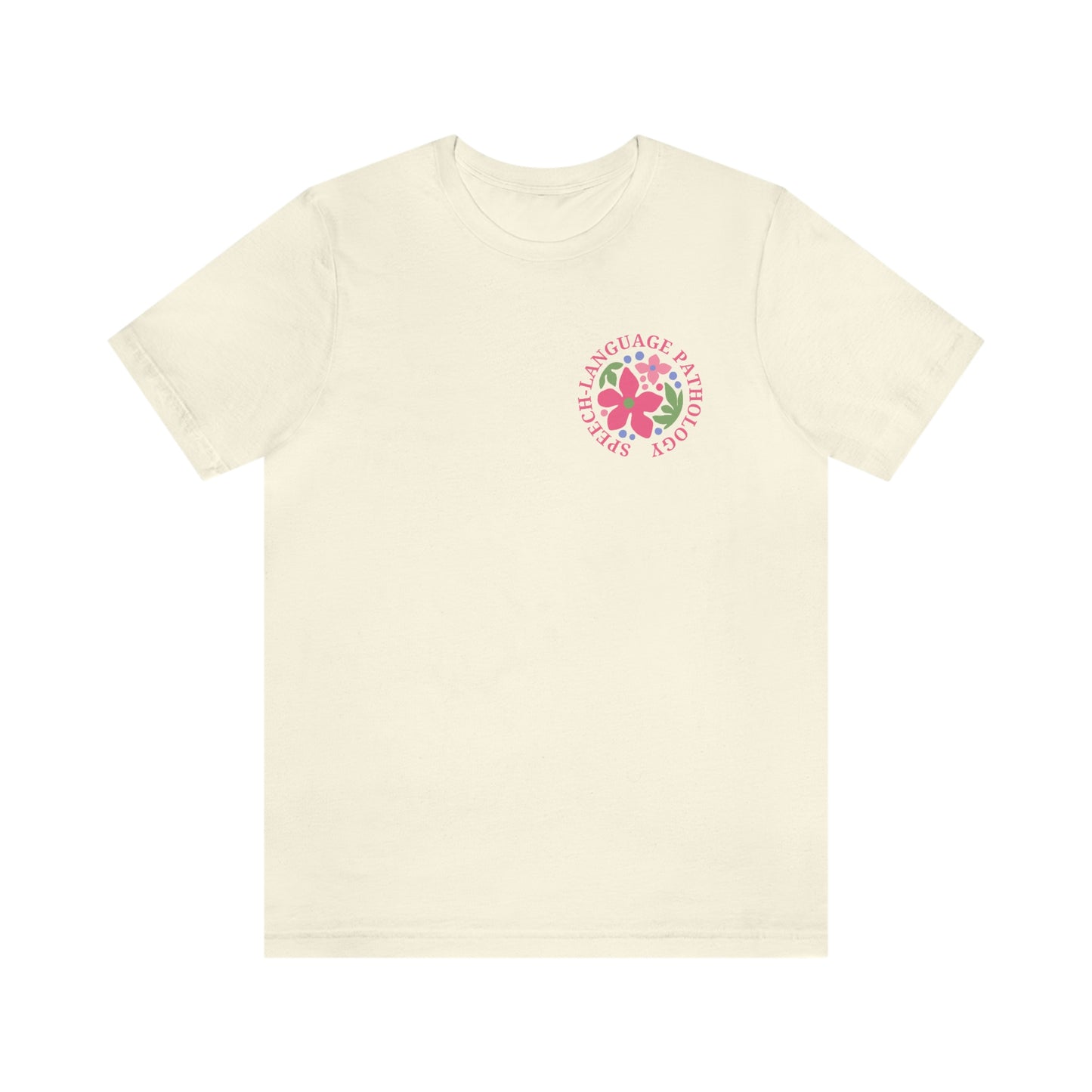 Speech-Language Pathology Jersey T-Shirt | Front and Back Print