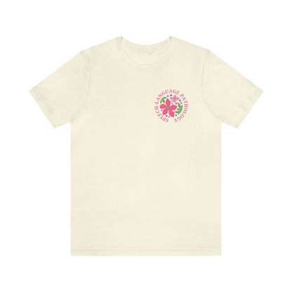 Speech-Language Pathology Jersey T-Shirt | Front and Back Print