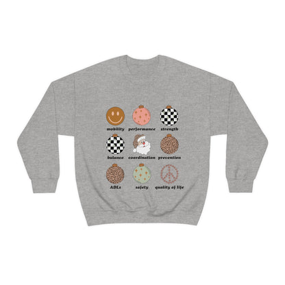 Retro Holiday PT Scope of Practice Crewneck Sweatshirt