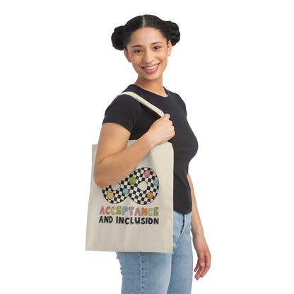 Acceptance and Inclusion Canvas Tote Bag