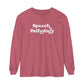 Speech Pathology Comfort Colors Long Sleeve T-Shirt