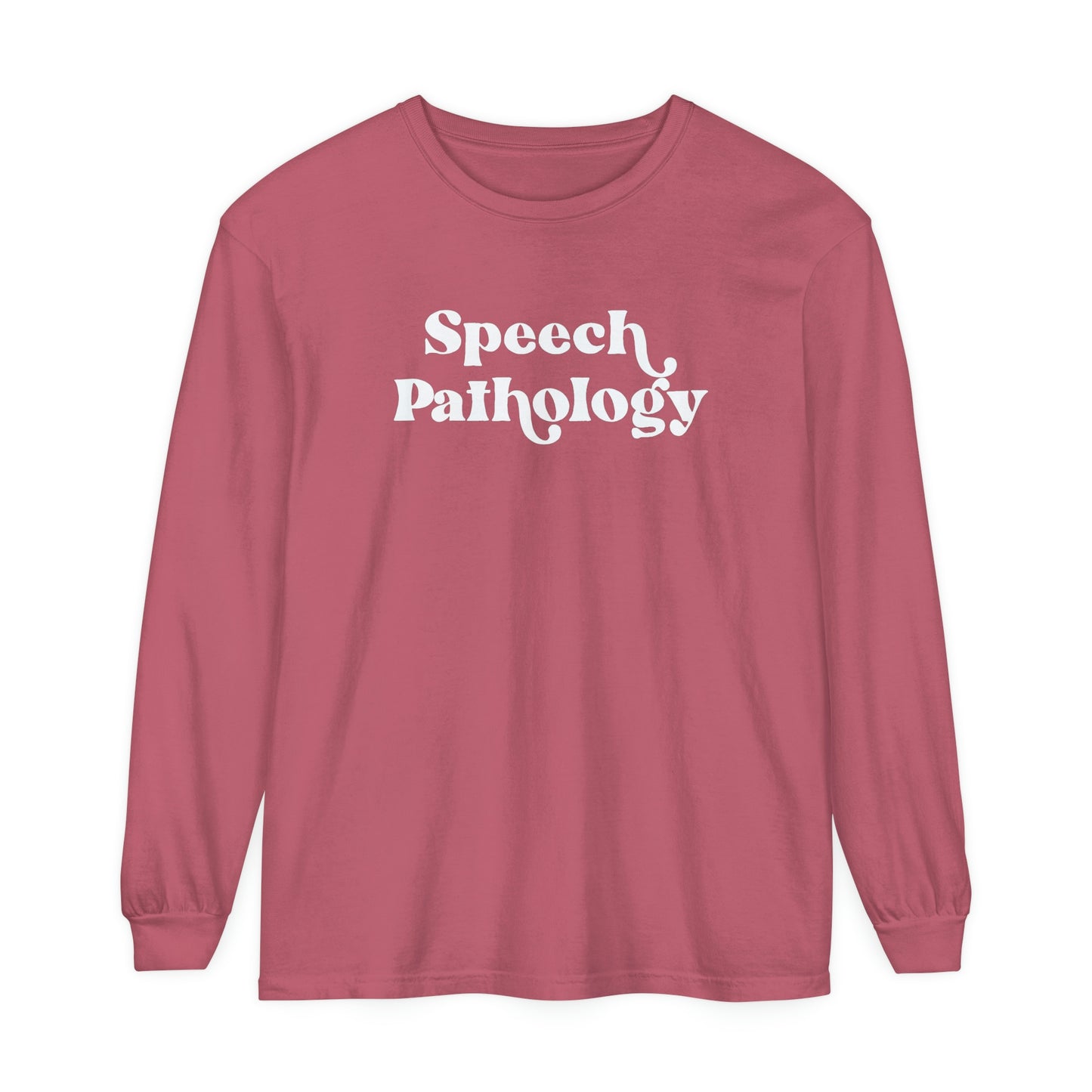 Speech Pathology Comfort Colors Long Sleeve T-Shirt