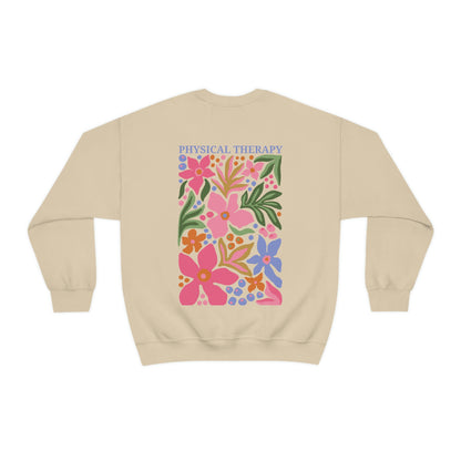 Physical Therapy Crewneck Sweatshirt | Front and Back Print