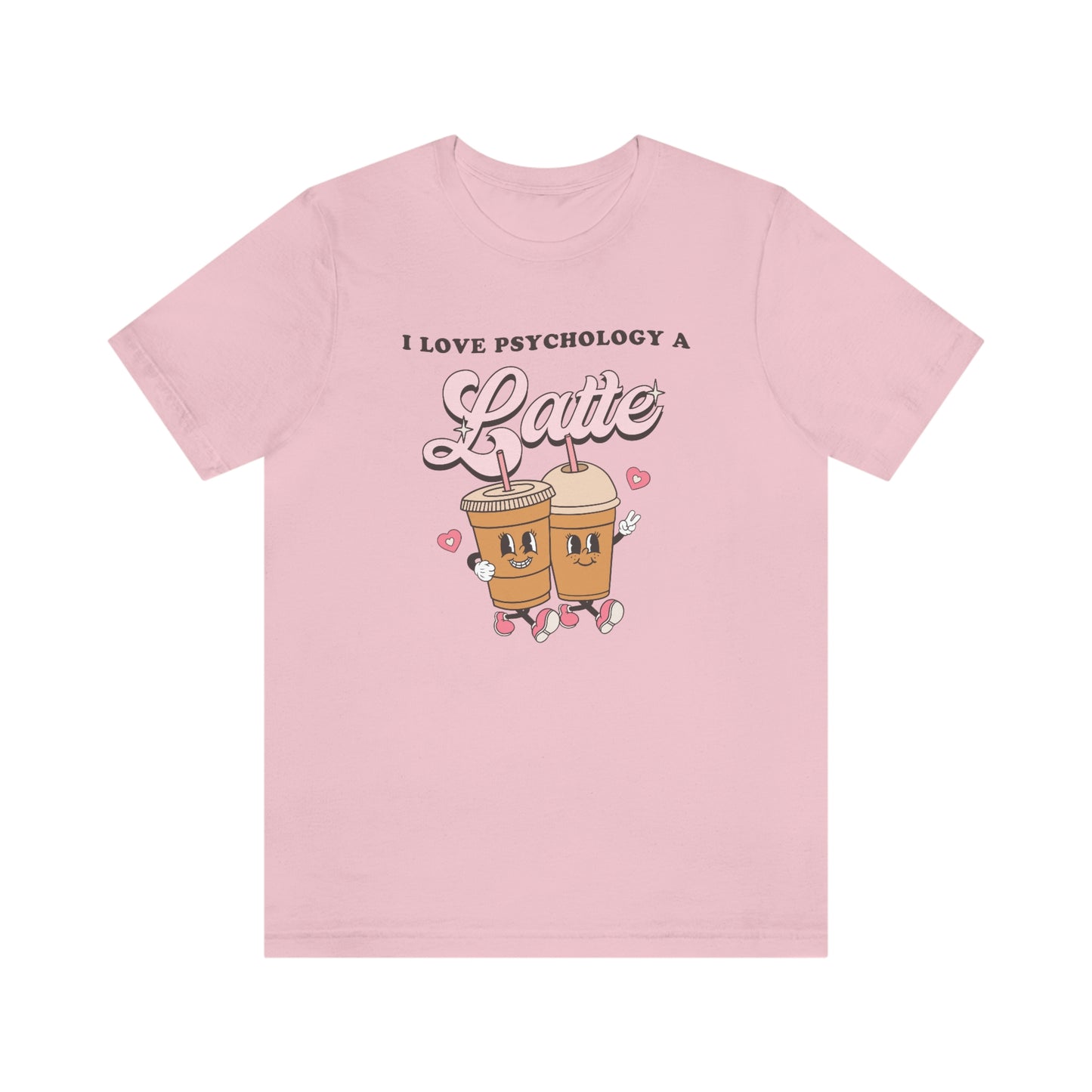 I Love Psychology a Latte Jersey T-Shirt