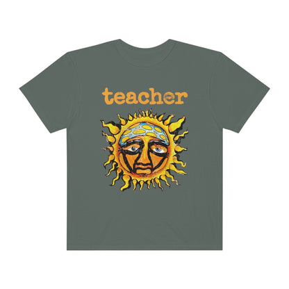 Rock Sun Teacher Comfort Colors T-Shirt