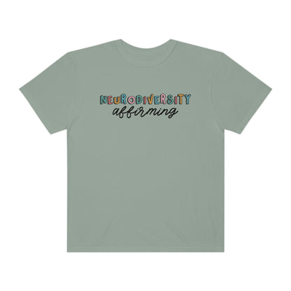 Neurodiversity Affirming Comfort Colors T-Shirt