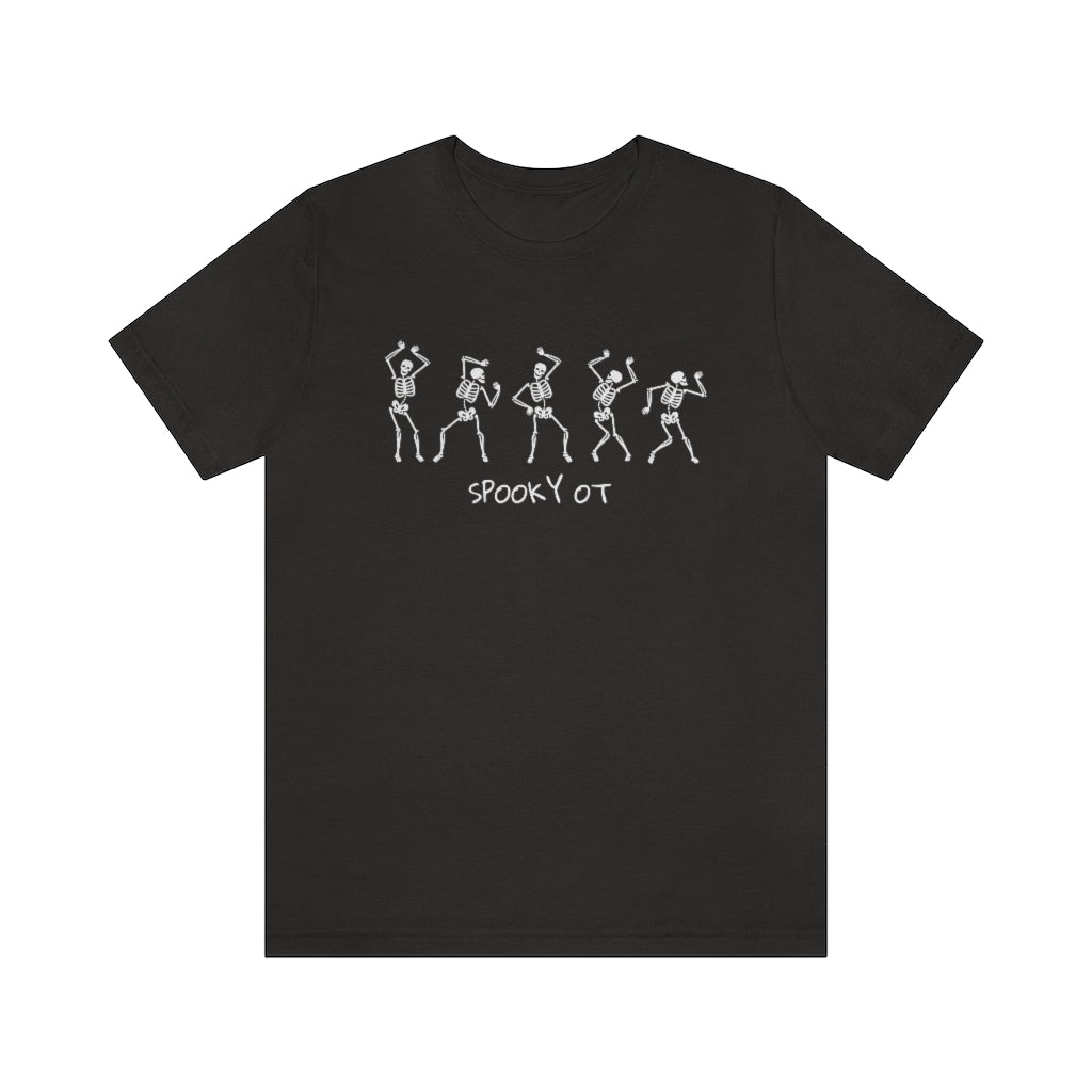 Spooky OT Skeleton Jersey T-Shirt