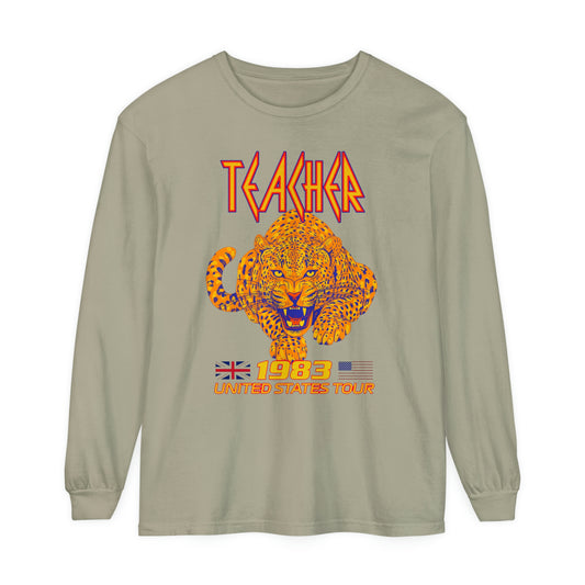 Def Teacher Band Inspired Long Sleeve Comfort Colors T-Shirt