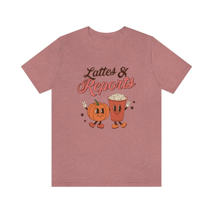Lattes & Reports Jersey T-Shirt