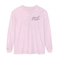 Speech Path Butterflies Long Sleeve Comfort Colors T-shirt