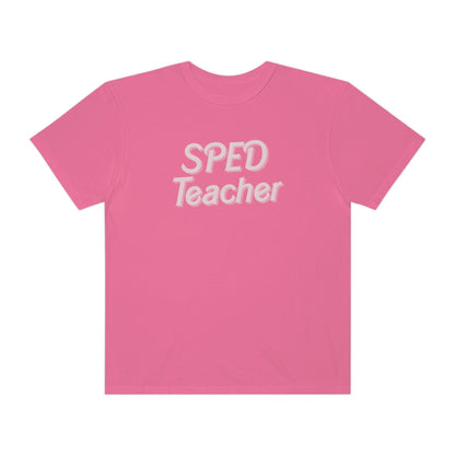 Pink SPED Teacher Comfort Colors T-Shirt