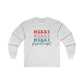 Merry Physical Therapist Long Sleeve T-Shirt | Front and Back Print
