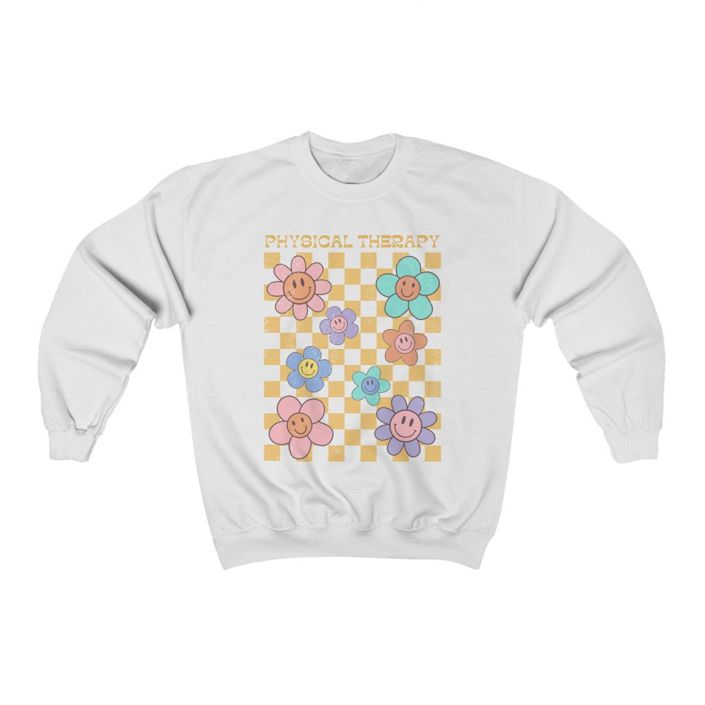 PT Distressed Retro Daisy Crewneck Sweatshirt