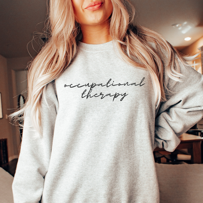 Script Occupational Therapy Crewneck Sweatshirt