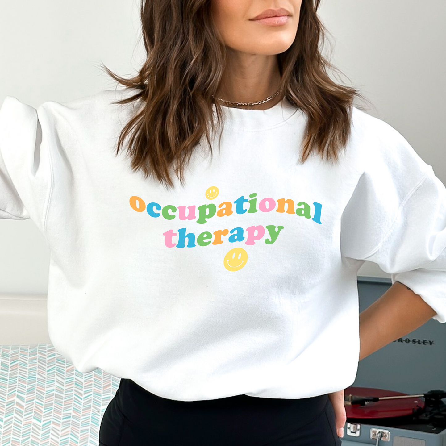 Occupational Therapy Wavy Crewneck Sweatshirt