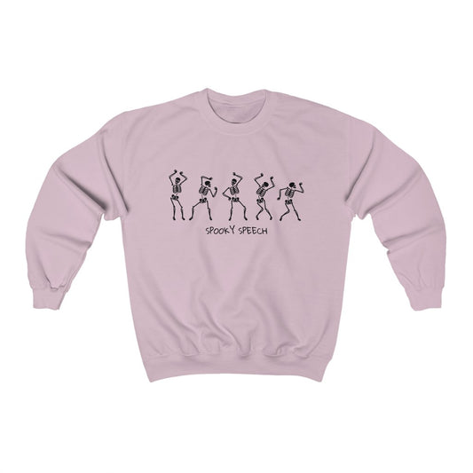 Spooky Speech Skeletons Crewneck Sweatshirt