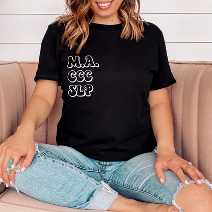 M.A. CCC SLP Jersey T-Shirt