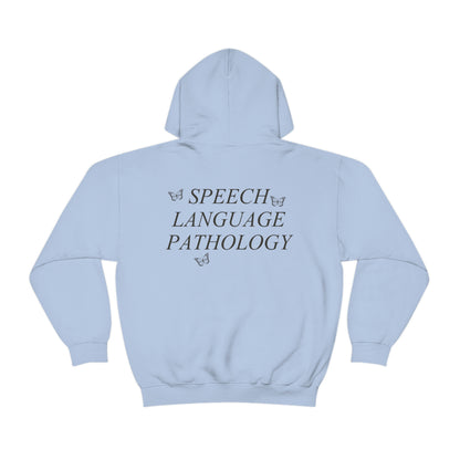 Speech Path Butterflies Hoodie | Front and Back Print
