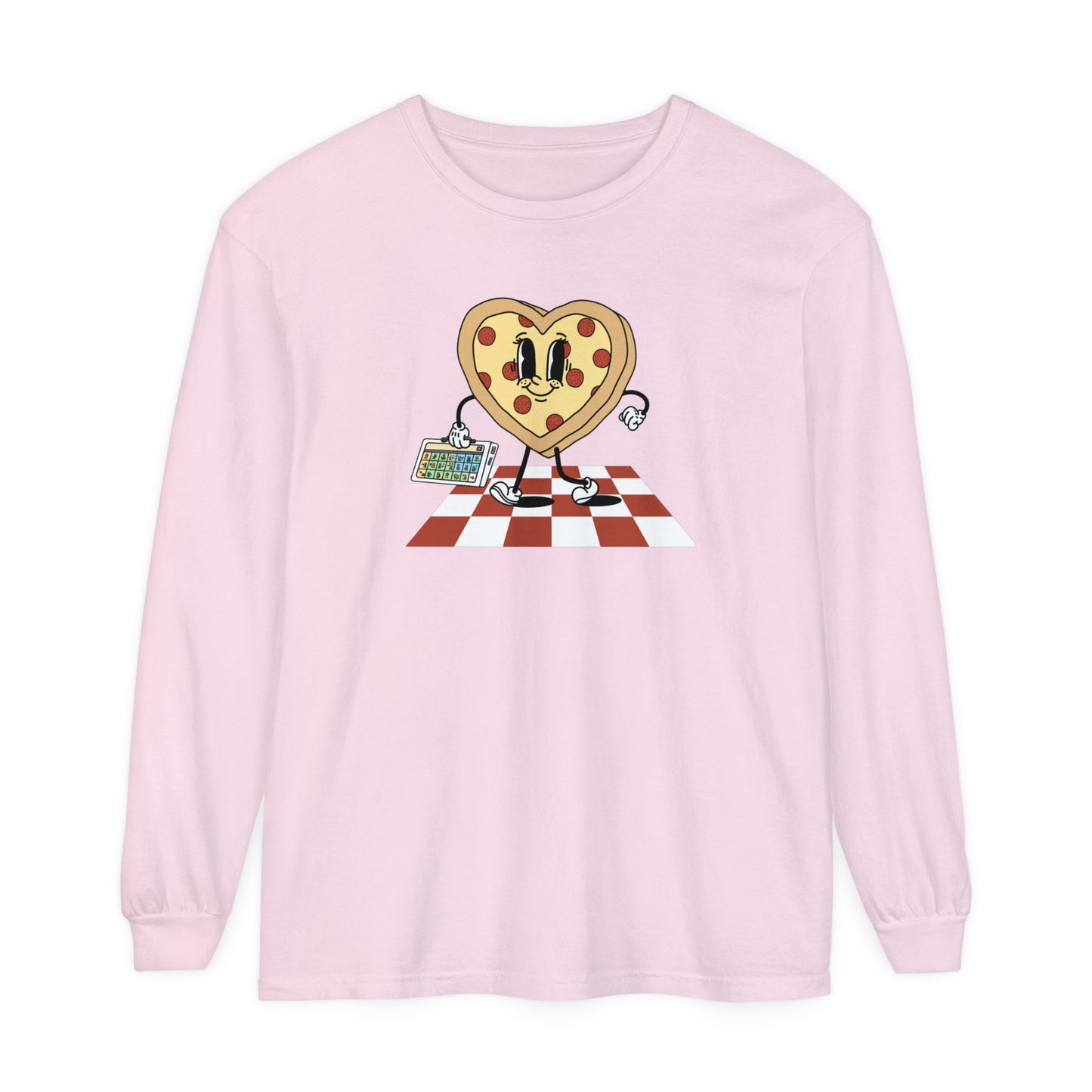 Pizza My Heart AAC Long Sleeve Comfort Colors T-Shirt