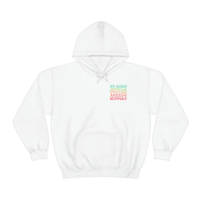 Inclusion Rainbow Hoodie | Front and Back Print