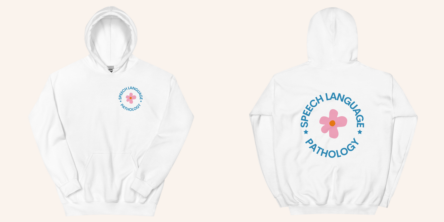 Speech Flower Hoodie | Front and Back Print