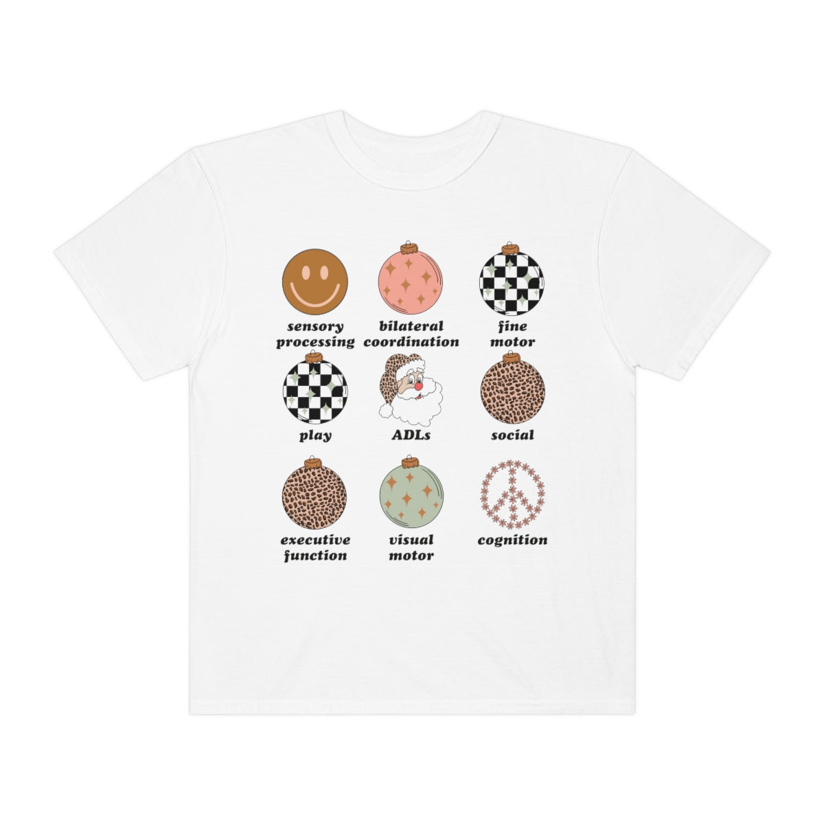 Retro Holiday OT Scope of Practice Comfort Colors T-Shirt