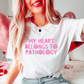 My Heart Belongs to Pathology Tonal Comfort Colors T-Shirt