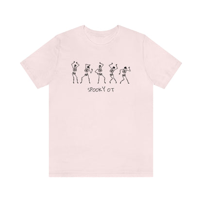 Spooky OT Skeleton Jersey T-Shirt