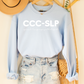 CCC-SLP Crewneck Sweatshirt | White Font