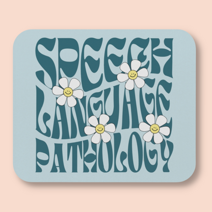Speech Language Pathology Daisy Mouse Pad