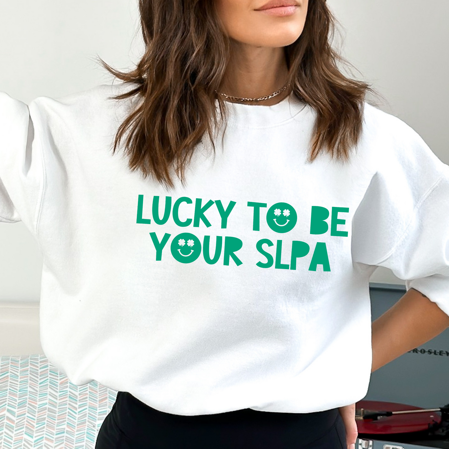 Lucky to Be Your SLPA Crewneck Sweatshirt