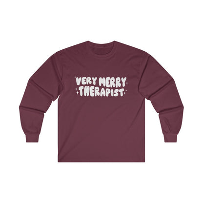 Very Merry Therapist Long Sleeve T-Shirt