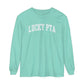 Lucky PTA Distressed Long Sleeve Comfort Colors T-Shirt