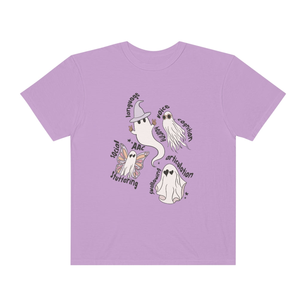 Ghost Friends Speech Scope Comfort Colors T-Shirt